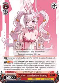 Alice: Wonderland Bunny (NIK/S135-E075) card