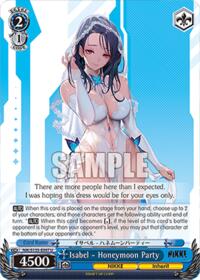 Isabel - Honeymoon Party (NIK/S135-E097) card