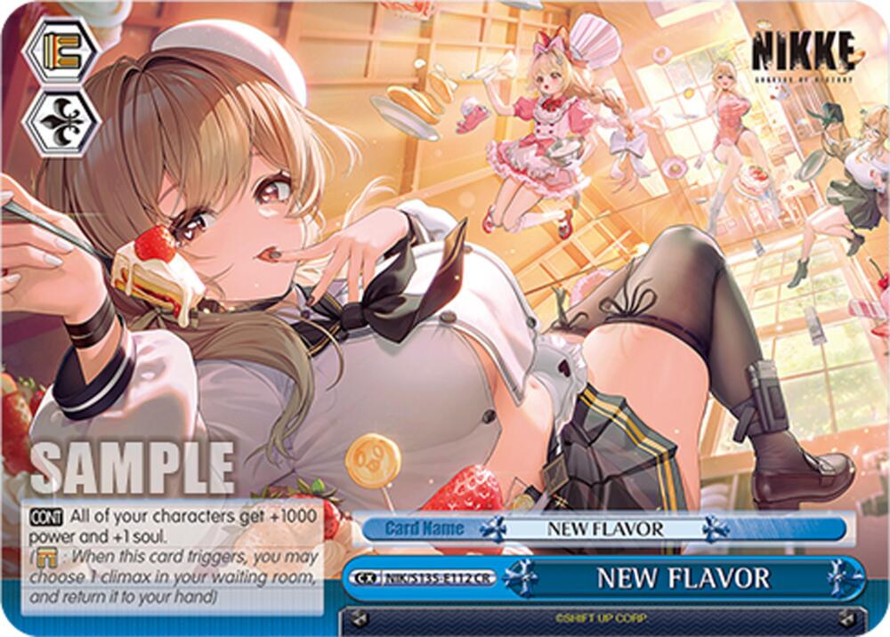 NEW FLAVOR (GODDESS OF VICTORY: NIKKE Vol.2) — Weiss Schwarz card
