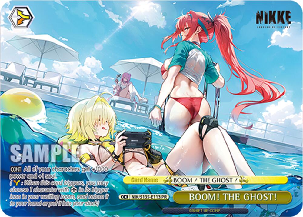 BOOM! THE GHOST! (GODDESS OF VICTORY: NIKKE Vol.2) — Weiss Schwarz card
