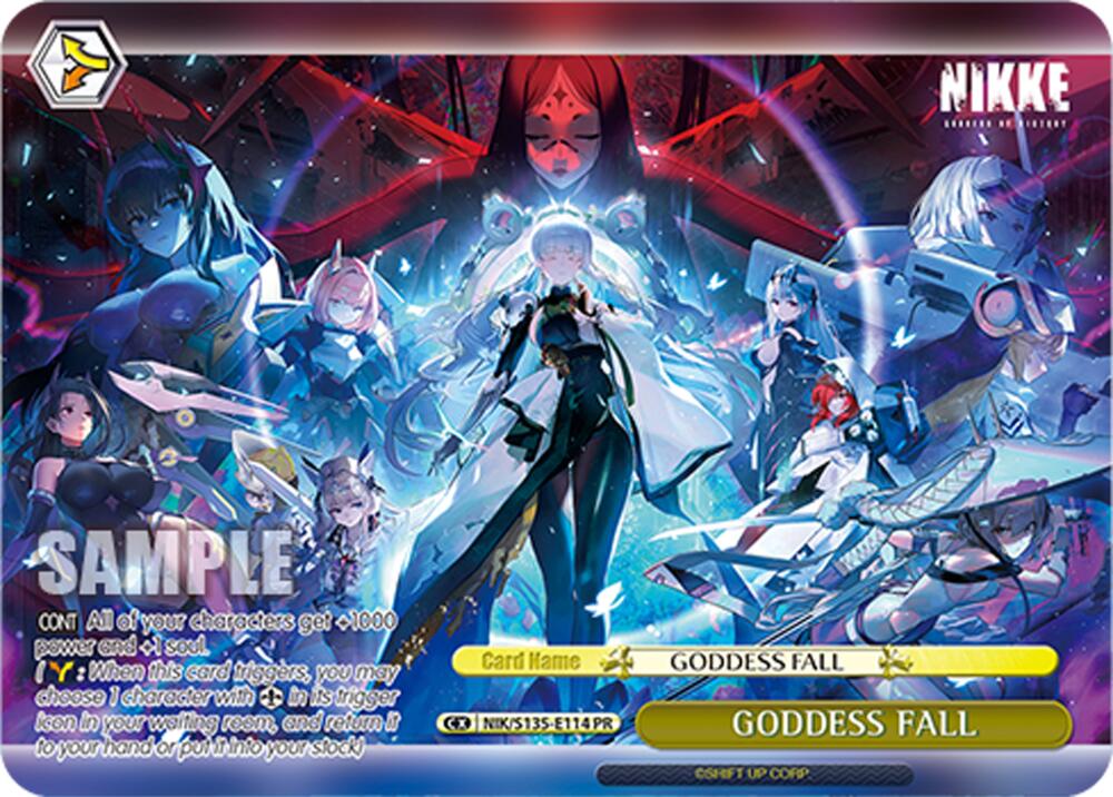 GODDESS FALL (GODDESS OF VICTORY: NIKKE Vol.2) — Weiss Schwarz card
