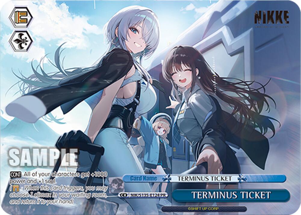 TERMINUS TICKET (GODDESS OF VICTORY: NIKKE Vol.2) — Weiss Schwarz card