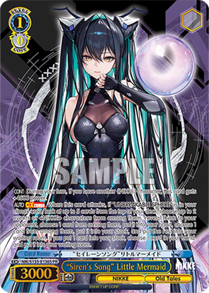 "Siren's Song" Little Mermaid (GODDESS OF VICTORY: NIKKE Vol.2) — Weiss Schwarz card