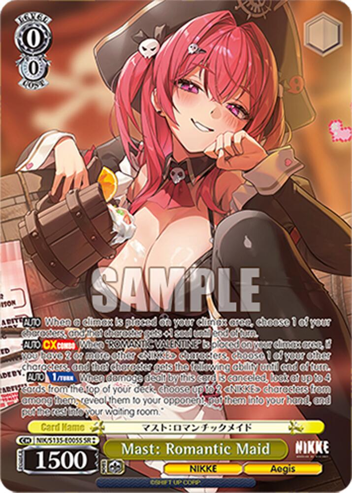 Mast: Romantic Maid (GODDESS OF VICTORY: NIKKE Vol.2) — Weiss Schwarz card