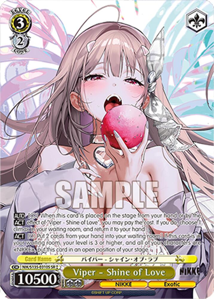 Viper - Shine of Love (GODDESS OF VICTORY: NIKKE Vol.2) — Weiss Schwarz card