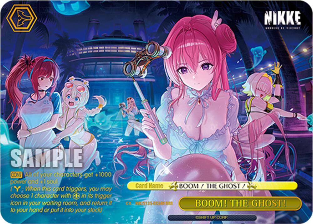 BOOM! THE GHOST! (GODDESS OF VICTORY: NIKKE Vol.2) — Weiss Schwarz card
