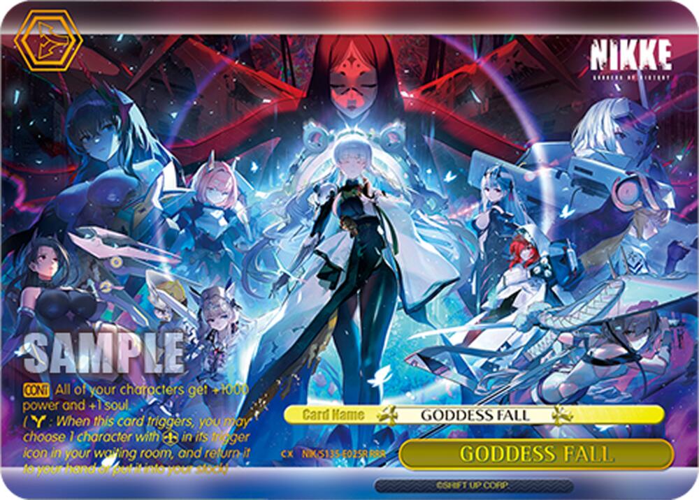 GODDESS FALL (GODDESS OF VICTORY: NIKKE Vol.2) — Weiss Schwarz card