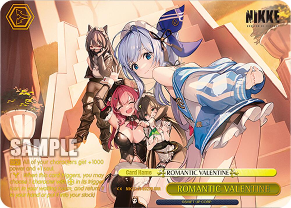 ROMANTIC VALENTINE (GODDESS OF VICTORY: NIKKE Vol.2) — Weiss Schwarz card