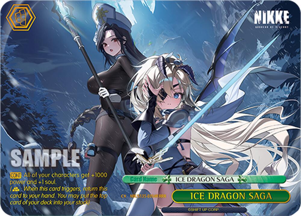 ICE DRAGON SAGA (GODDESS OF VICTORY: NIKKE Vol.2) — Weiss Schwarz card