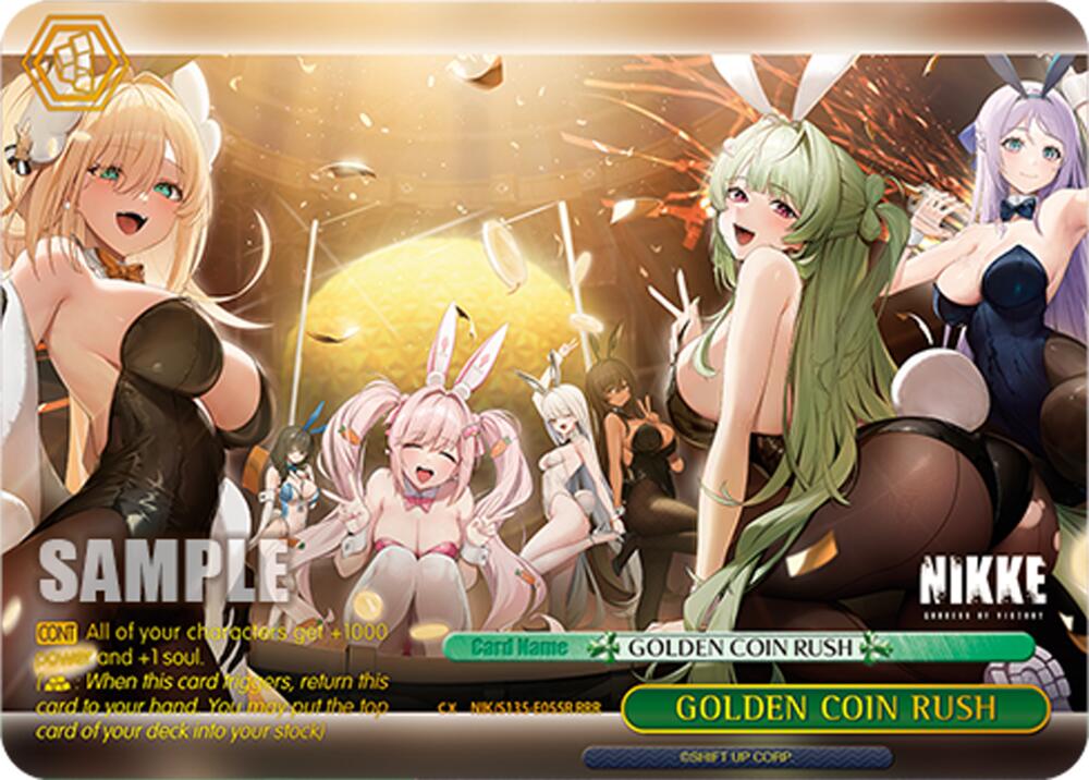 GOLDEN COIN RUSH (GODDESS OF VICTORY: NIKKE Vol.2) — Weiss Schwarz card
