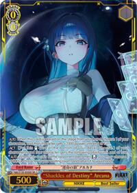 "Shackles of Destiny" Arcana (SR) (NIK/S135-E056S) card