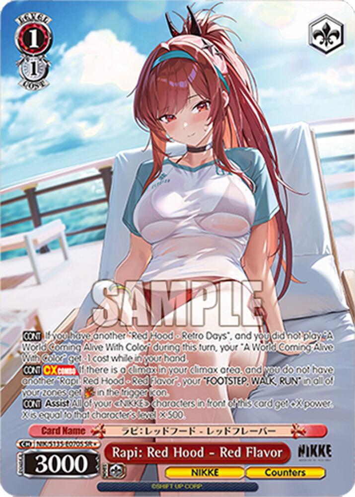 Rapi: Red Hood - Red Flavor (GODDESS OF VICTORY: NIKKE Vol.2) — Weiss Schwarz card