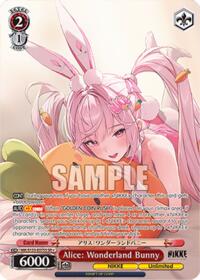 Alice: Wonderland Bunny (SR) (NIK/S135-E075S) card