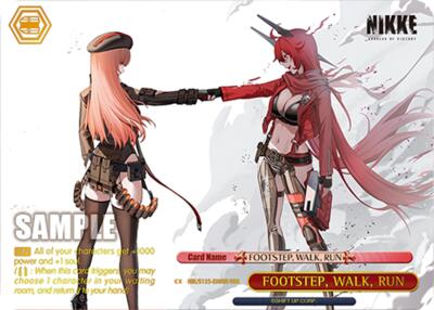 FOOTSTEP, WALK, RUN (RRR) card price