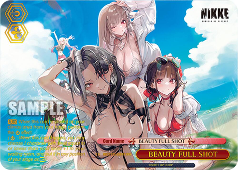 BEAUTY FULL SHOT (GODDESS OF VICTORY: NIKKE Vol.2) — Weiss Schwarz card