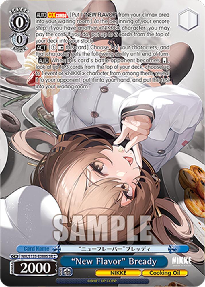 "New Flavor" Bready (GODDESS OF VICTORY: NIKKE Vol.2) — Weiss Schwarz card