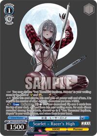 Scarlet - Racer's High (SR) (NIK/S135-E104S) card