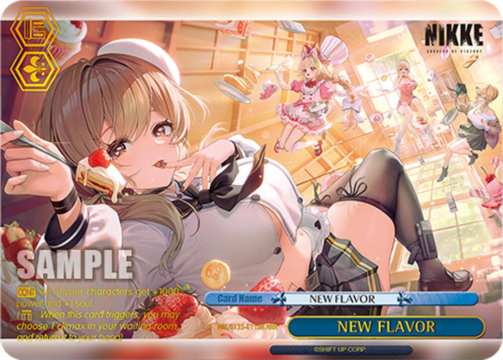 NEW FLAVOR (GODDESS OF VICTORY: NIKKE Vol.2) — Weiss Schwarz card