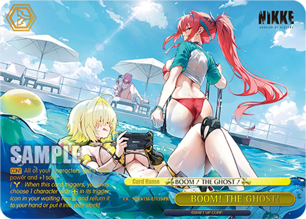 BOOM! THE GHOST! (GODDESS OF VICTORY: NIKKE Vol.2) — Weiss Schwarz card