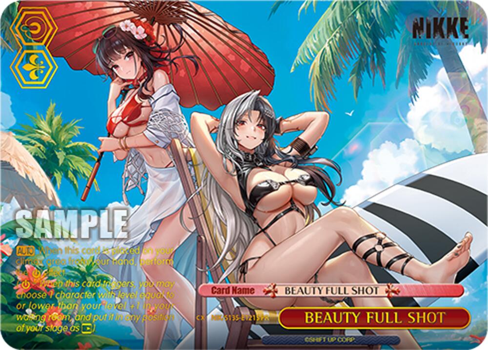 BEAUTY FULL SHOT (GODDESS OF VICTORY: NIKKE Vol.2) — Weiss Schwarz card