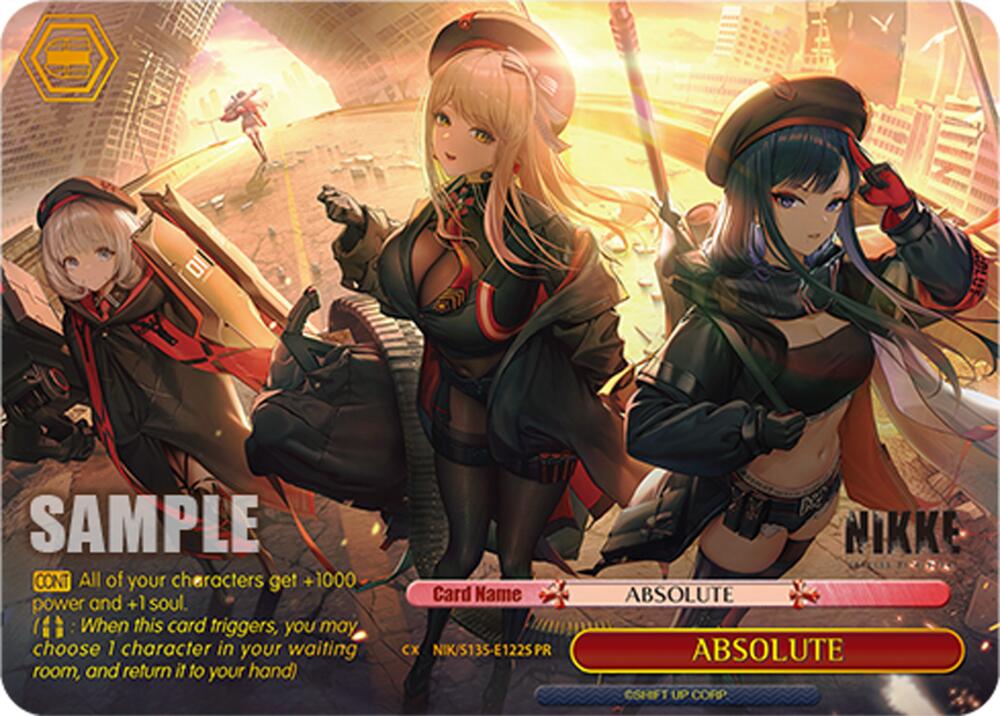 ABSOLUTE (GODDESS OF VICTORY: NIKKE Vol.2) — Weiss Schwarz card