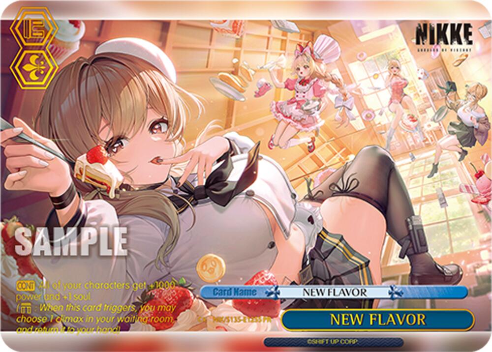 NEW FLAVOR (GODDESS OF VICTORY: NIKKE Vol.2) — Weiss Schwarz card