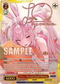 Alice: Wonderland Bunny (SP) (NIK/S135-E075SP) card