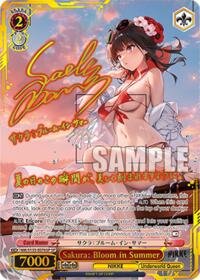 Sakura: Bloom in Summer (SP) (NIK/S135-E076SP) card