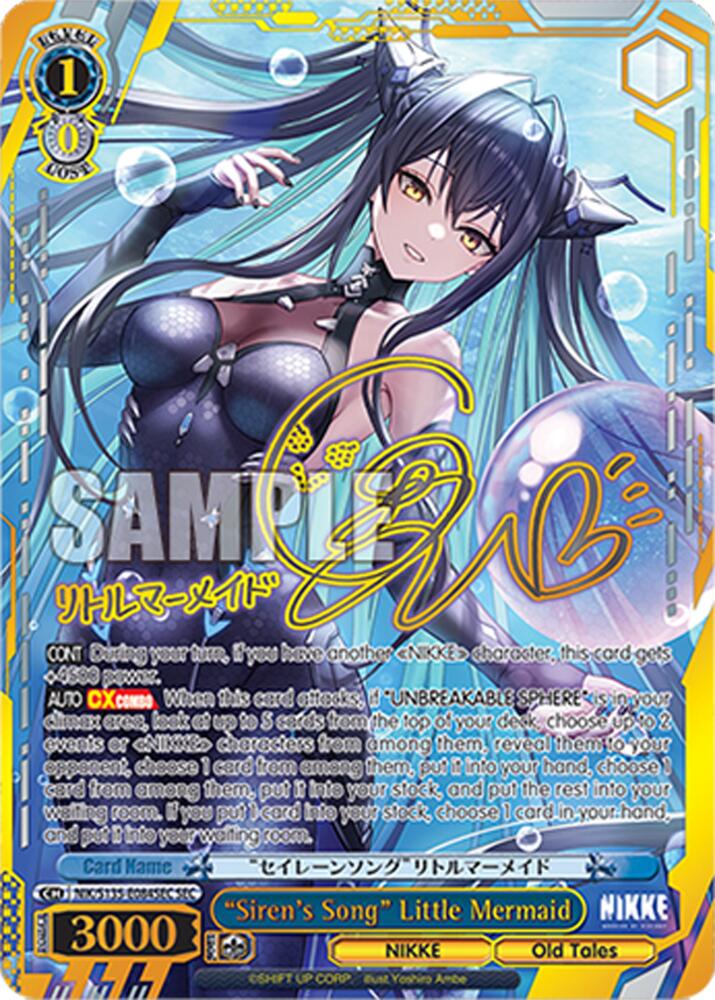 "Siren's Song" Little Mermaid (GODDESS OF VICTORY: NIKKE Vol.2) — Weiss Schwarz card