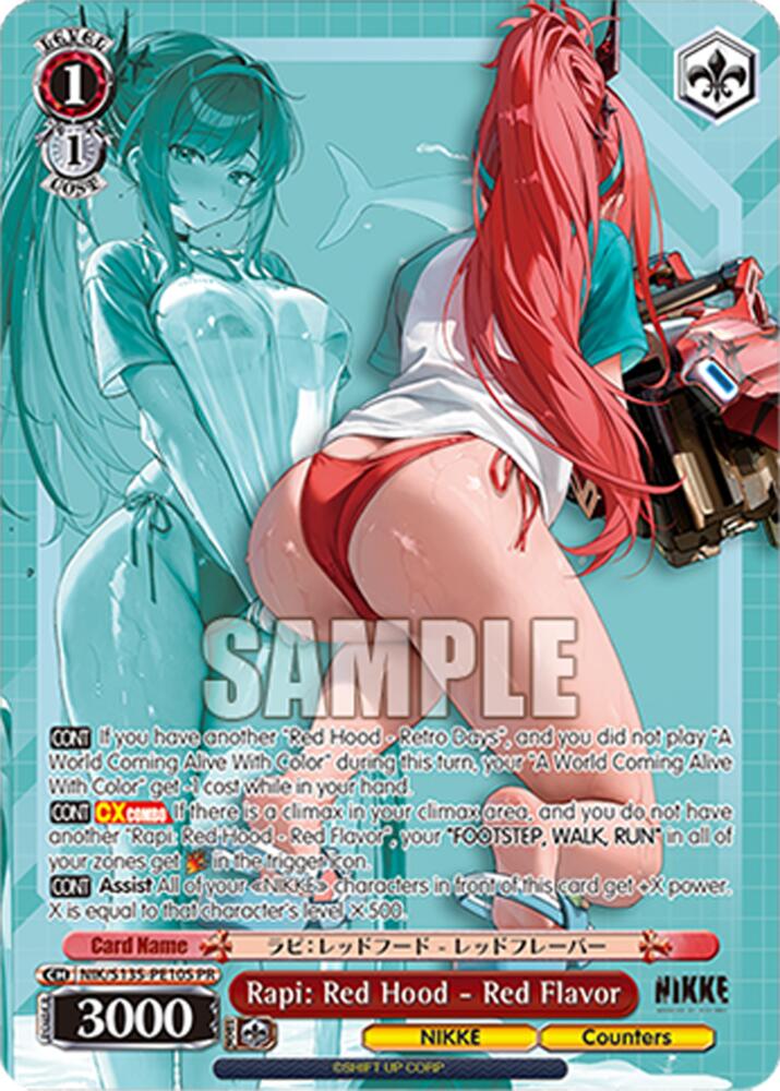 Rapi: Red Hood - Red Flavor (GODDESS OF VICTORY: NIKKE Vol.2) — Weiss Schwarz card