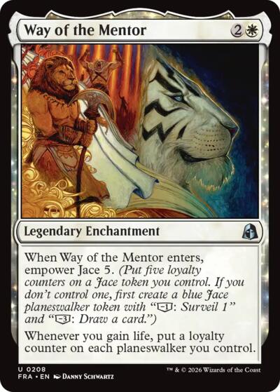 Way of the Mentor FRA 208 Magic card