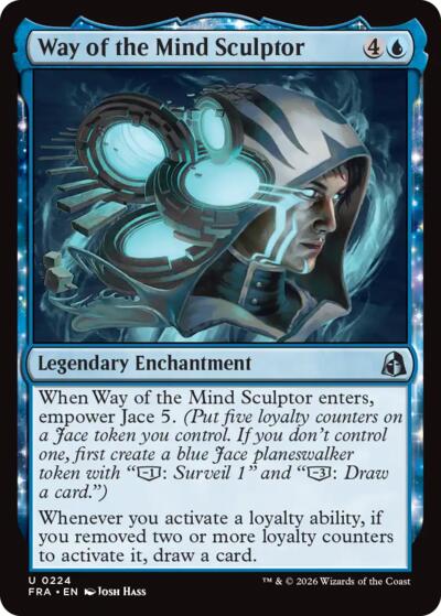 Way of the Mind Sculptor FRA 224 Magic card