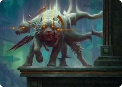 Flickering Hound Art Card (2/54) #2 – Art Series: Reality Fracture (Special)