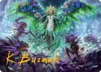 Kindred Judgment Art Card (Gold-Stamped Signature) - Magic: The Gathering Art Series: Reality Fracture trading card