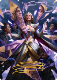 Return to the Light Realms Art Card (5/54) (Gold-Stamped Signature) - Magic: The Gathering Art Series: Reality Fracture trading card