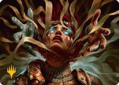 Countersculpt Art Card Gold Stamped