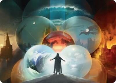 Jace's Machinations Art Card #40 – Art Series: Reality Fracture (Special)