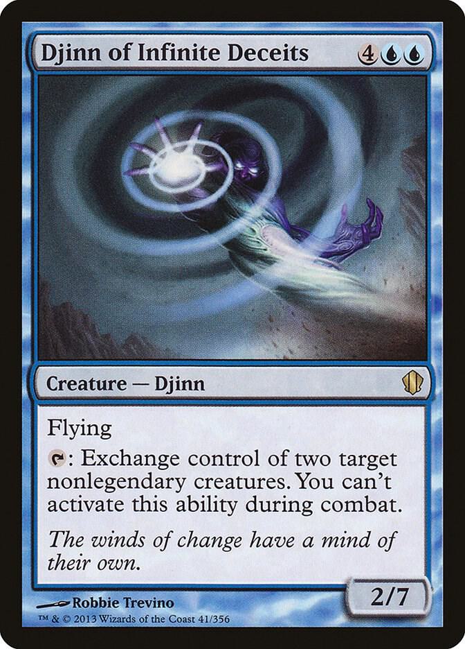 Djinn of Infinite Deceits - Commander 2013 - Magic: The Gathering