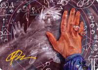 Solve for Disappointment Art Card (Gold-Stamped Signature) - Magic: The Gathering Art Series: Reality Fracture trading card