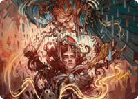Identity Echo Art Card (Gold-Stamped Signature) - Magic: The Gathering Art Series: Reality Fracture trading card