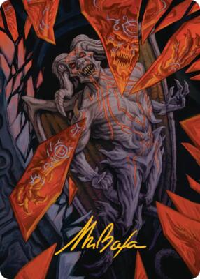 Curse-Marred Demon Art Card (Gold-Stamped Signature) 37 — Art Series: Reality Fracture