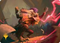 Master of Barbs Art Card (Gold-Stamped) - Magic: The Gathering Art Series: Reality Fracture trading card