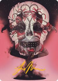 Face Yourself Art Card (Gold-Stamped Signature) - Magic: The Gathering Art Series: Reality Fracture trading card
