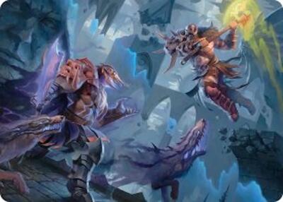 Garruk, Veiled Butcher // Garruk, Curse Breaker Art Card #32 – Art Series: Reality Fracture (Special)