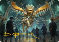 Denzilore Fatehold Art Card (Gold-Stamped Signature) - Magic: The Gathering Art Series: Reality Fracture trading card