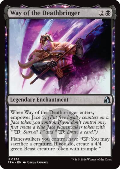 Way of the Deathbringer FRA 238 Magic card