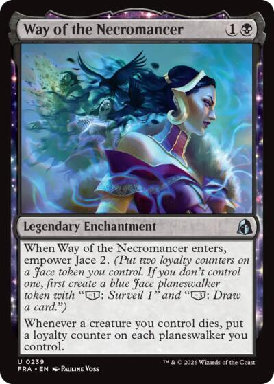 Way of the Necromancer FRA 239 Magic card
