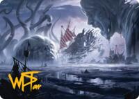 Shipwreck Marsh Art Card (Gold-Stamped Signature) - Magic: The Gathering Art Series: Reality Fracture trading card