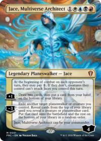 Commander: Reality Fracture Jace, Multiverse Architect (Borderless) #1