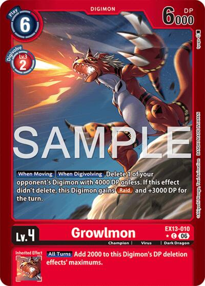 Growlmon (Limited Foil)